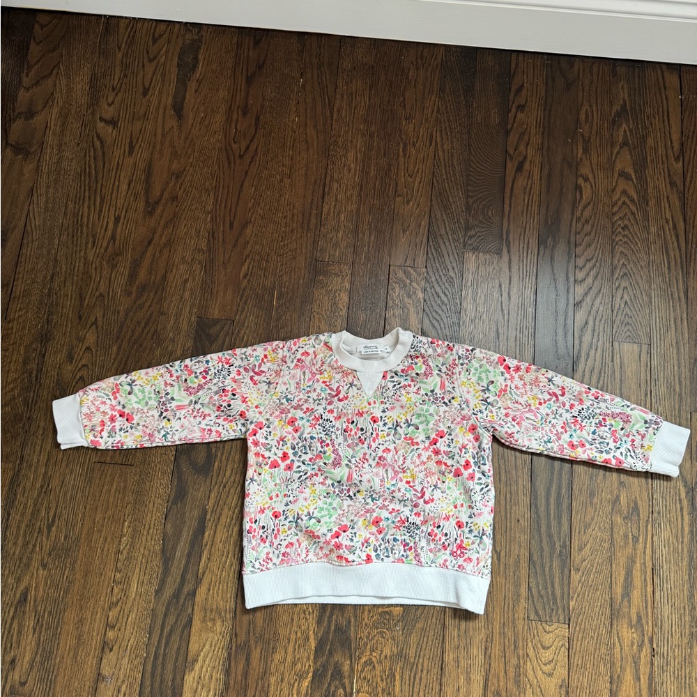 Bonpoint Floral Print Sweatshirt